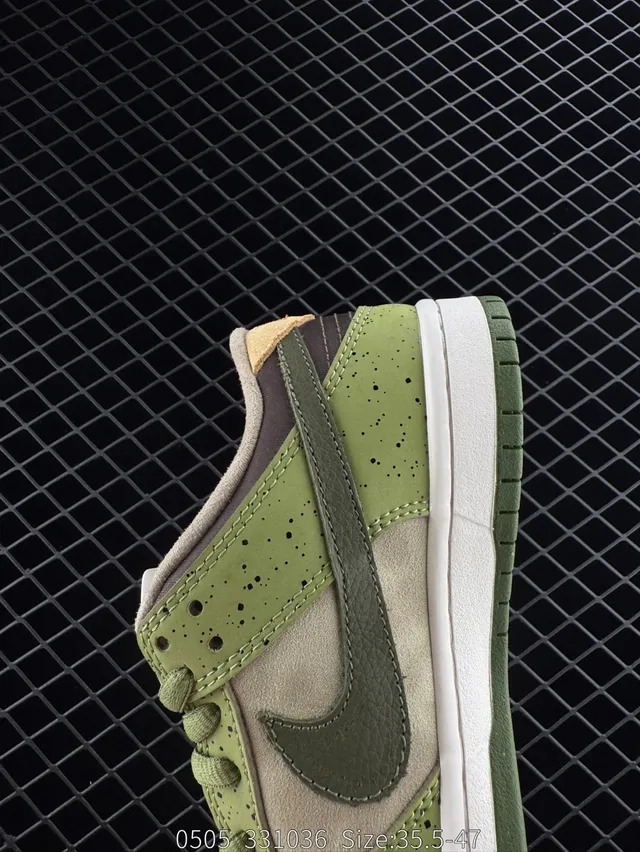 Nike SB Dunk Low Vert Lime Speckle Chaussures de skateboard 3