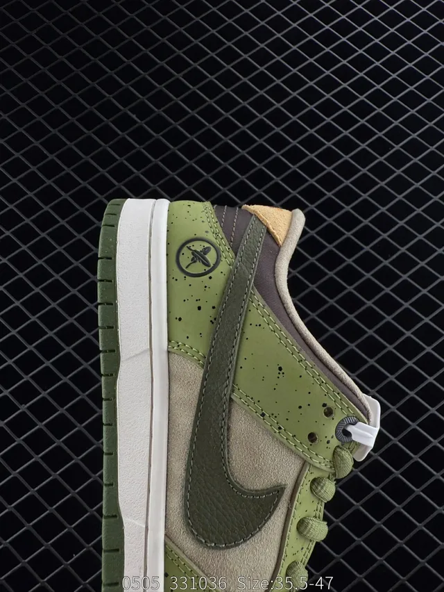 Nike SB Dunk Low Vert Lime Speckle Chaussures de skateboard 4