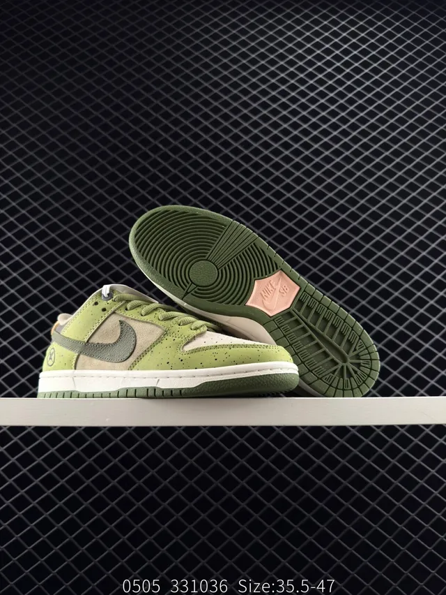 Nike SB Dunk Low Vert Lime Speckle Chaussures de skateboard 5