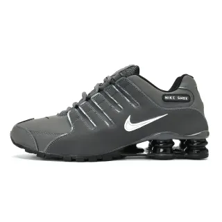 Nike Shox Gray Black Low-Top Synthetic Upper Lifestyle Sneakers