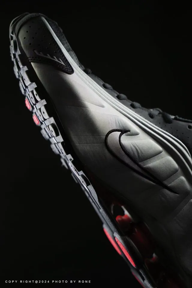 Nike Shox NZ Black Silver Red Lifestyle Sneakers 16