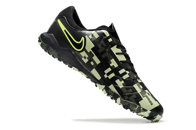 Nike Tiempo Digital Camo Neon Lime Turf Soccer Shoes 2