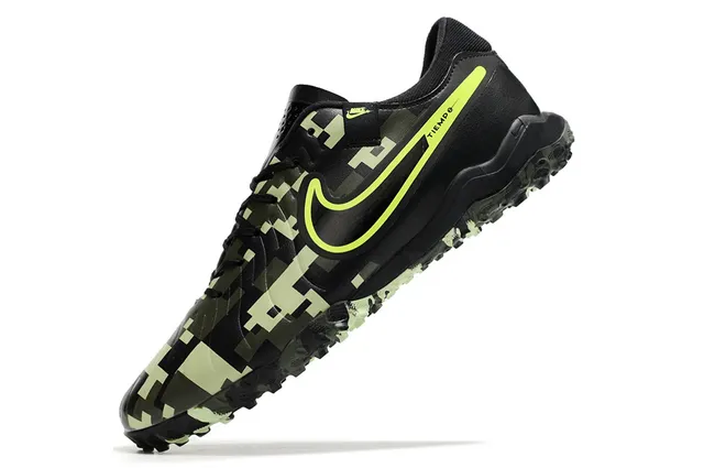 Nike Tiempo Digital Camo Neon Lime Turf Soccer Shoes 3