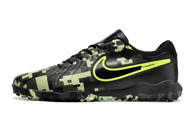 Nike Tiempo Digital Camo Neon Lime Turf Soccer Shoes 6