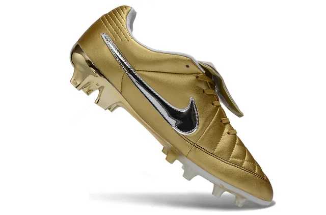 Nike Tiempo Legend Gold Metallic Firm-Ground Soccer Shoes 2