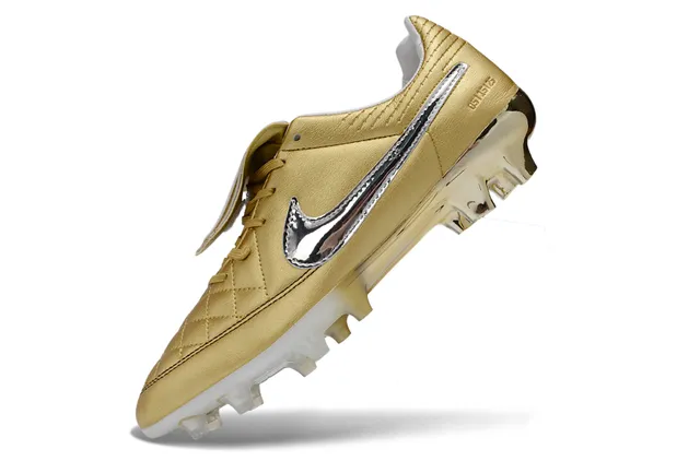 Nike Tiempo Legend Gold Metallic Firm-Ground Soccer Shoes 3