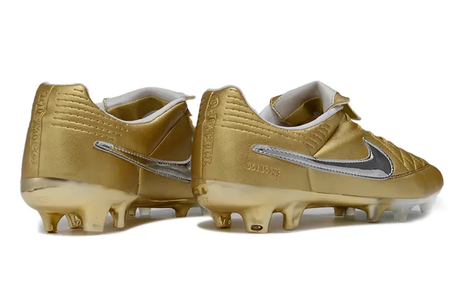 Nike Tiempo Legend Gold Metallic Firm-Ground Soccer Shoes 5