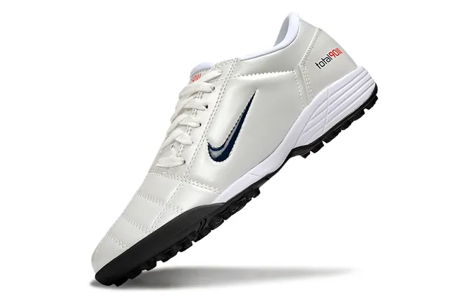 Nike Total 90 III chaussures de football Turf blanc marine rouge 3