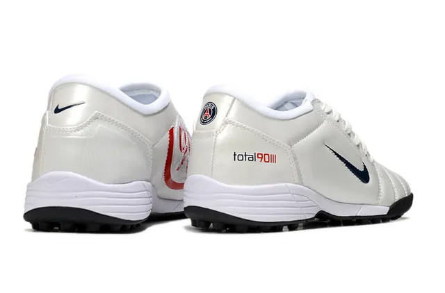 Nike Total 90 III chaussures de football Turf blanc marine rouge 5