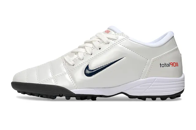 Nike Total 90 III chaussures de football Turf blanc marine rouge 7
