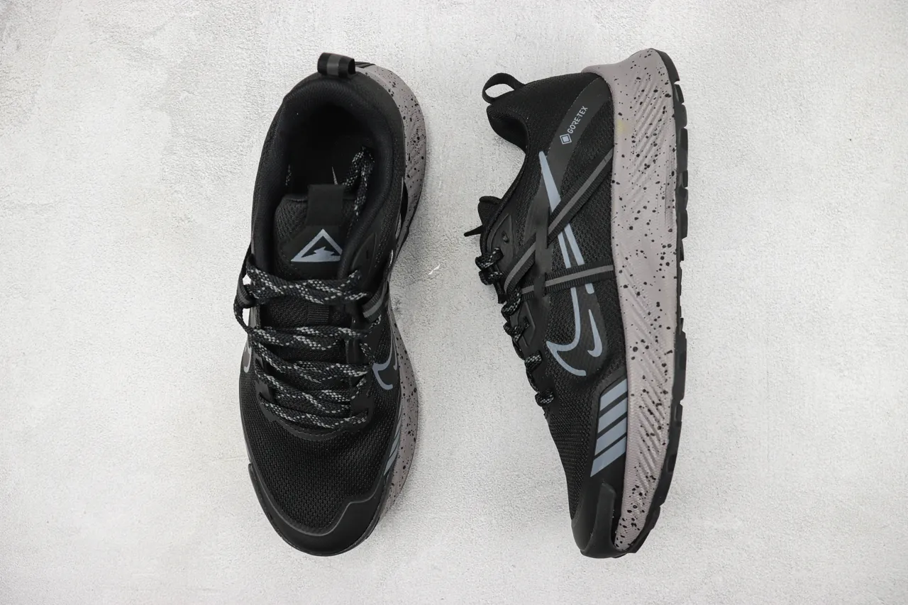 Nike tênis de trail running preto cinza GORE-TEX tênis de running 3