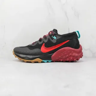 Nike Chaussures Trail Running Black Red Teal Gum
