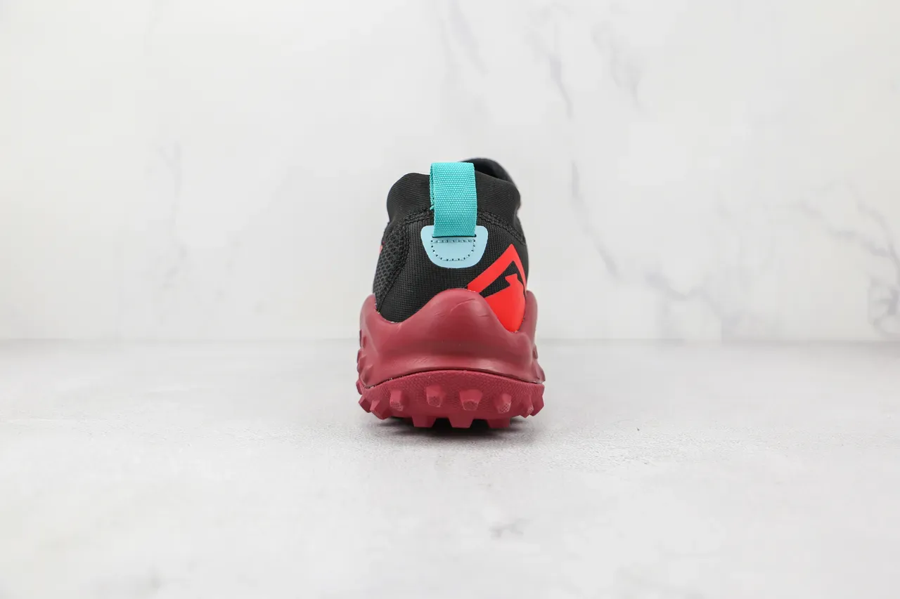 Nike Chaussures Trail Running Black Red Teal Gum 9