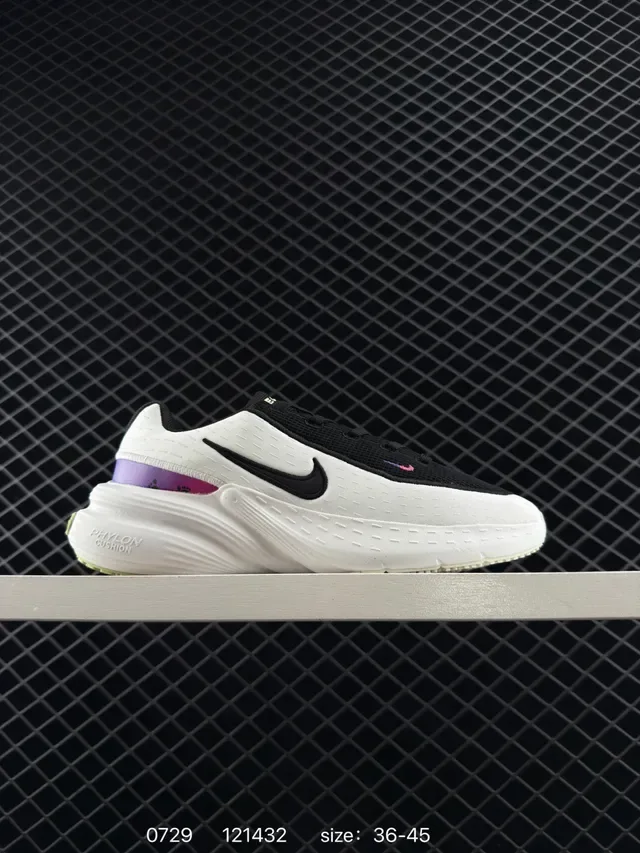 Nike Uplift SC White Black Purple Lifestyle Sneakers 7
