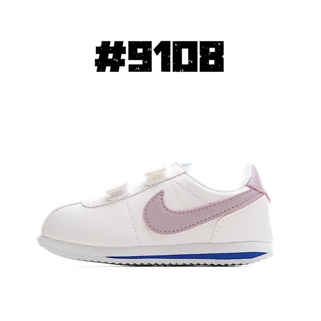 Nike White Black Low-Top Velcro Strap Lifestyle Sneakers 9