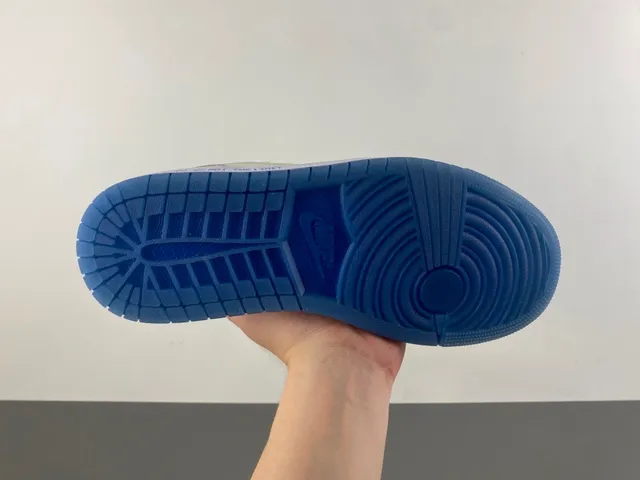 Nike White Blue Low-Top Padded Collar Lifestyle Sneakers 9
