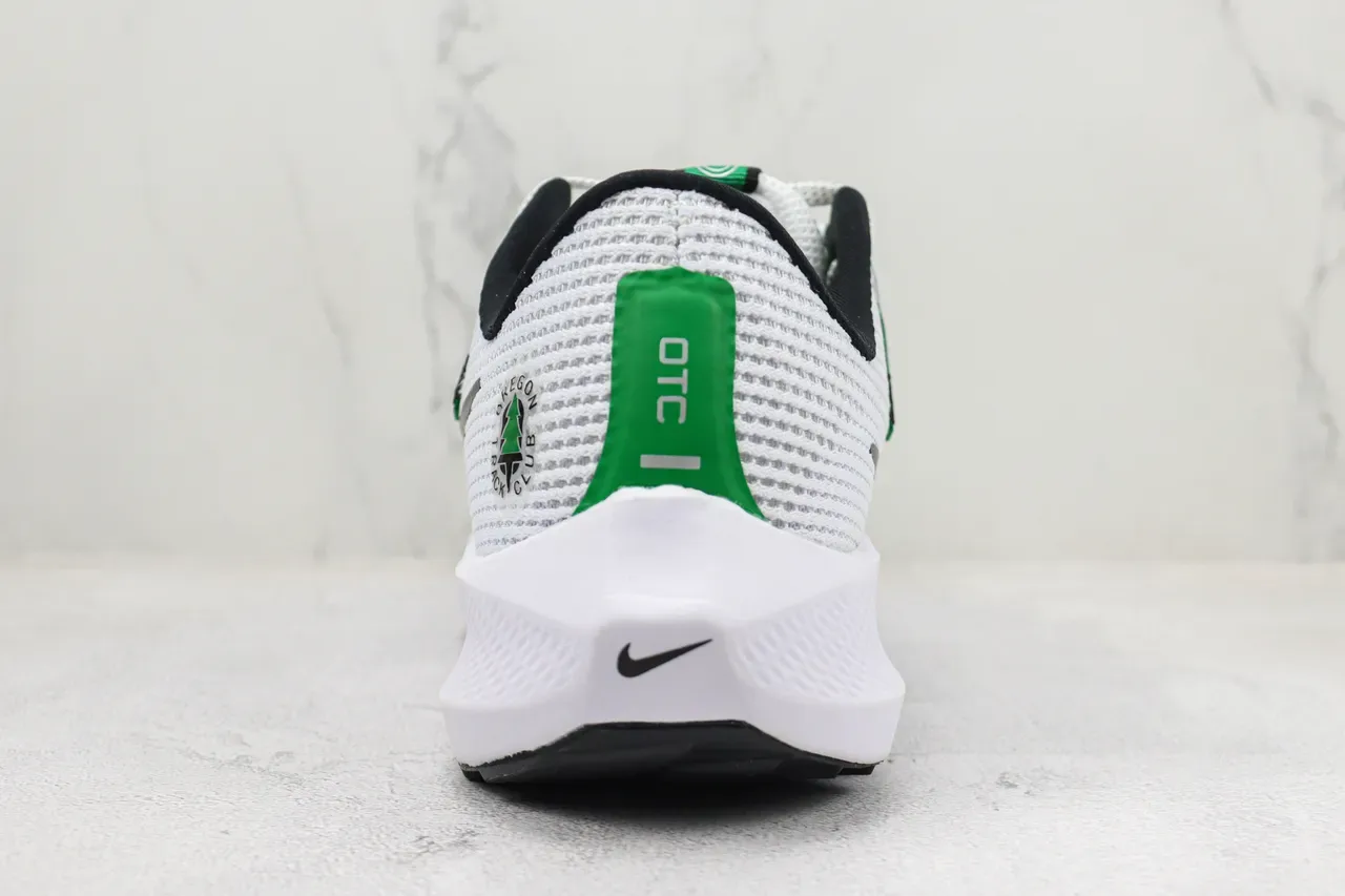 Zapatillas de Running Nike blanco y verde con malla engineered y recubrimientos sintéticos 9