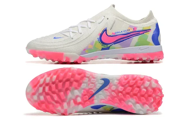 Nike White Multicolor Low-Cut Synthetic Upper Vibrant Graphic Overlay Sneakers 9
