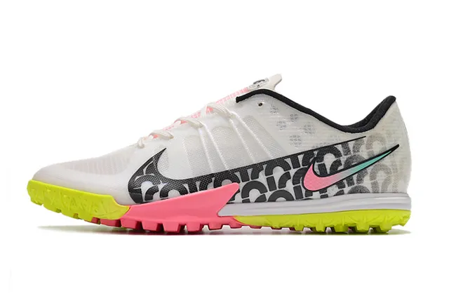 Nike Blanc Rose Bas Cleat Semelle Caoutchouc Bicolore Turf Chaussures de Football 7