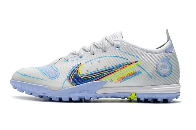 Nike Blanc Rose Bas Cleat Semelle Caoutchouc Bicolore Turf Chaussures de Football 14