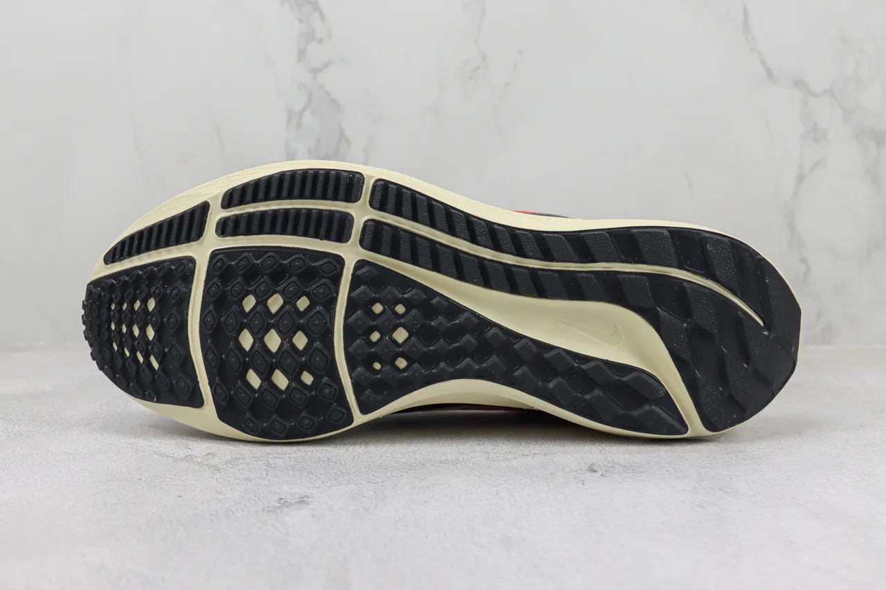 Nike White Red Engineered Mesh Upper Layered Overlays Running Shoes 8