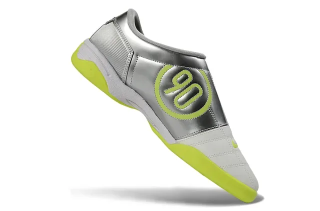 Nike White Yellow Low-Top Synthetic Leather Upper Sneakers 2