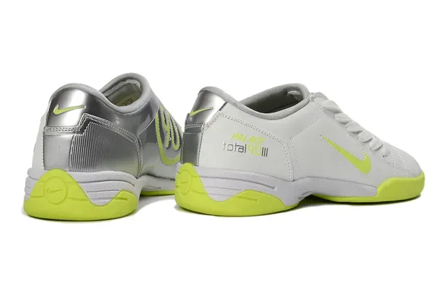 Nike White Yellow Low-Top Synthetic Leather Upper Sneakers 6