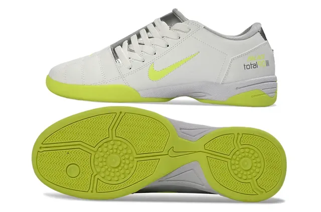 Nike White Yellow Low-Top Synthetic Leather Upper Sneakers 7