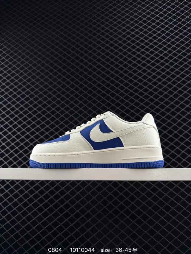 Nike x Balenciaga Air Force 1 Low White and Royal Blue Lifestyle Sneakers 5