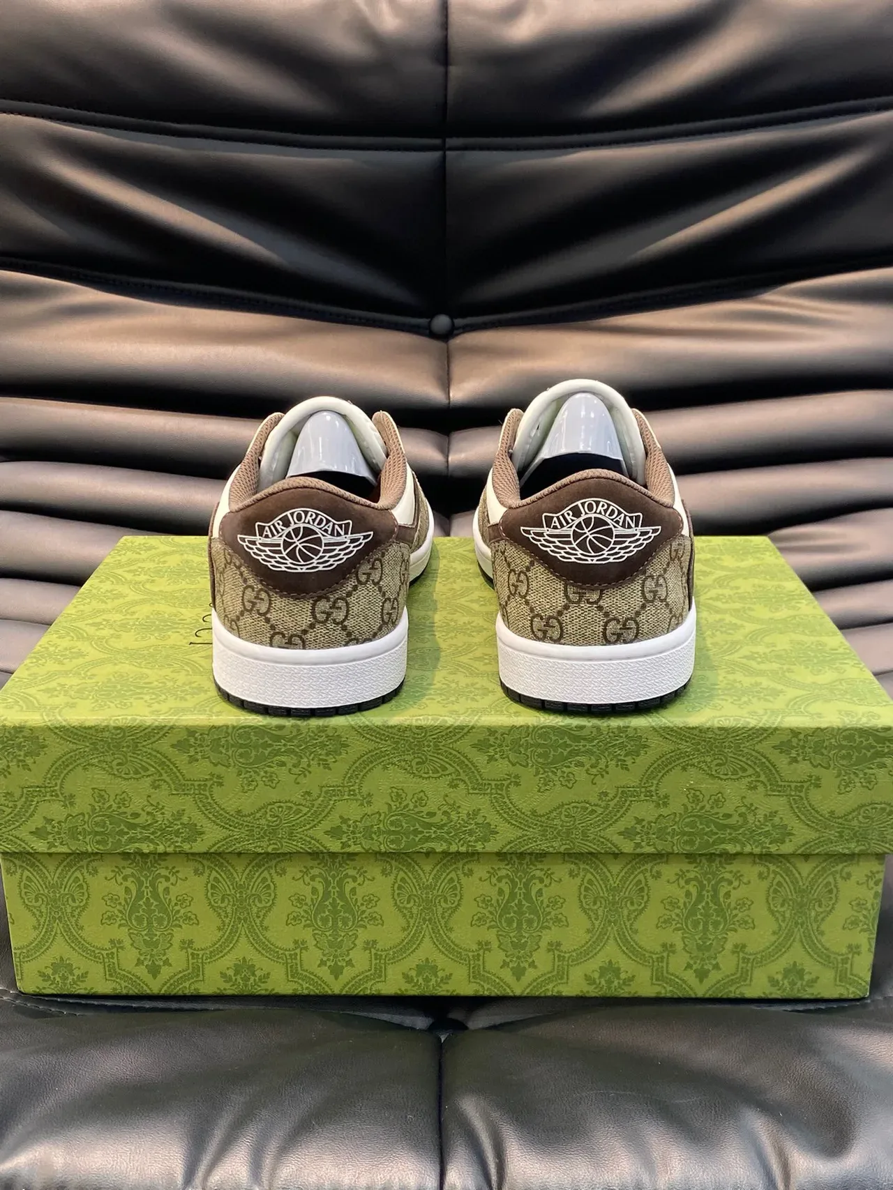 Nike x Gucci Air Force 1 Low GG Monogram Lifestyle Sneakers 5