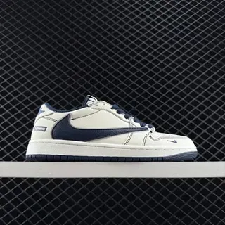 Nike x Supreme Air Jordan 1 Low Off-White Navy लाइफस्टाइल स्नीकर
