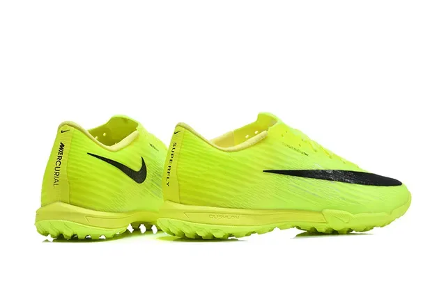 Nike Sapatos de Futebol turf amarelo preto low-cut upper sintético flyweave 2