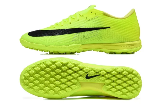 Nike Sapatos de Futebol turf amarelo preto low-cut upper sintético flyweave 5