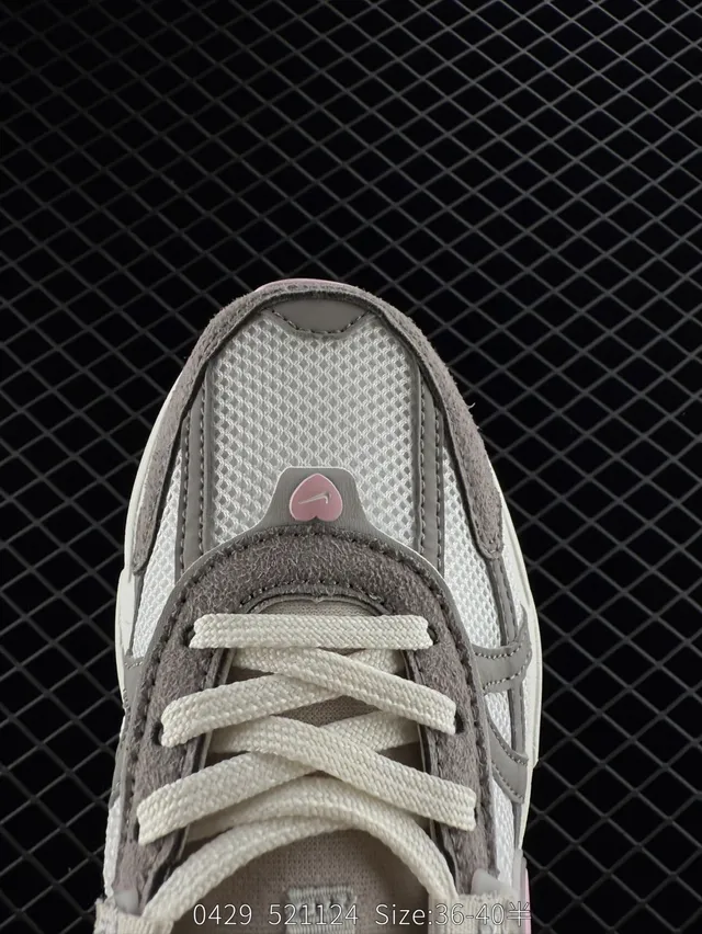 Nike Zoom 2K Gray Pink Chunky Sneakers 3