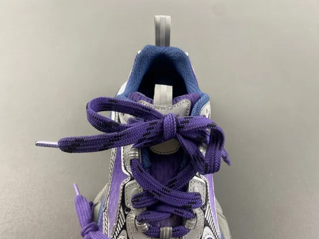 Nike Zoom 2K Purple Silver Layered Synthetic Cage Mesh Upper Chunky Sneakers 5