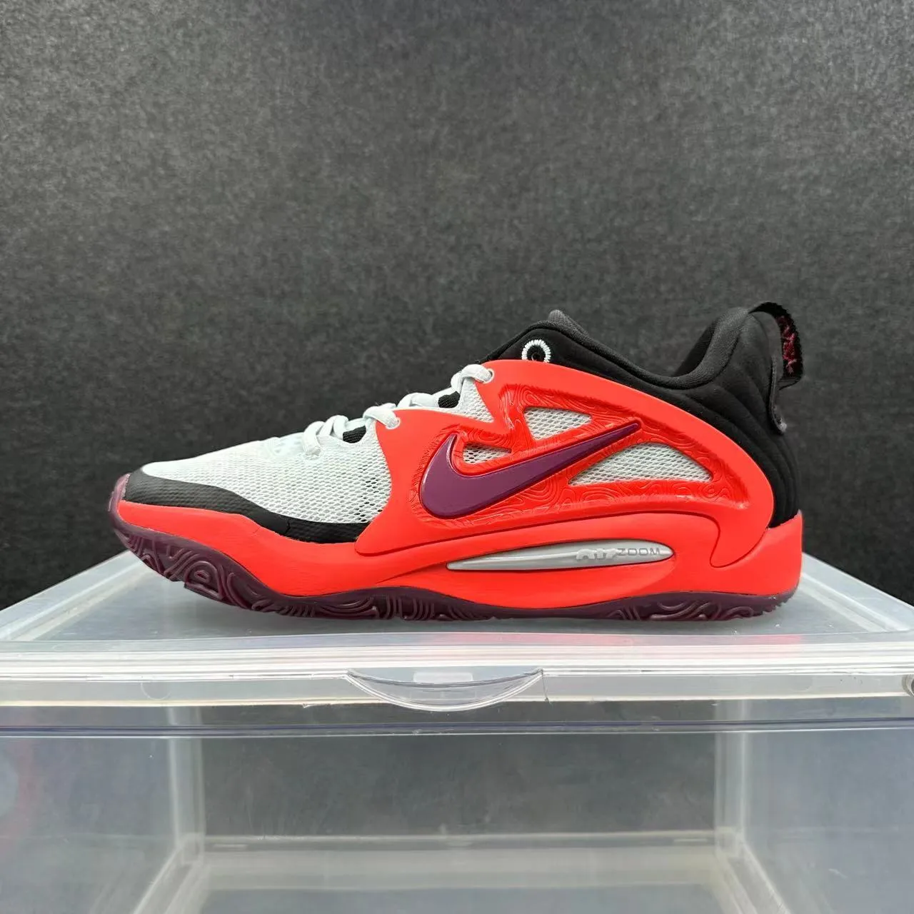 Nike Zoom GT Cut Red Purple White Basketball Shoes 2