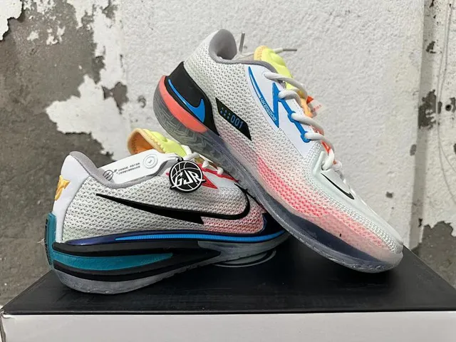 Nike Zoom GT Cut White Blue Gradient Basketball Shoes 2