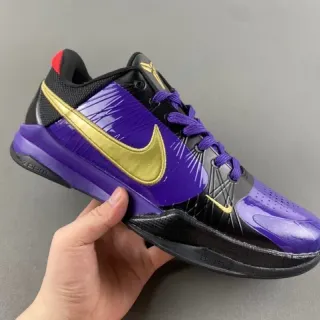 Nike Zoom Kobe 5 Zapatillas de Baloncesto Morado Negro Oro