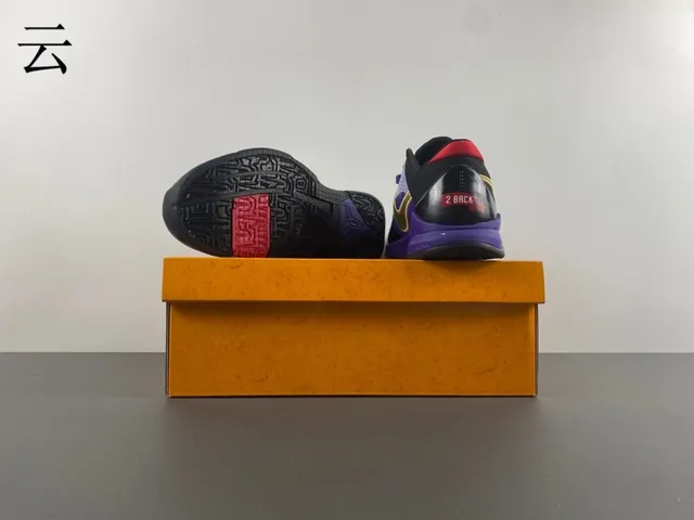 Nike Zoom Kobe 5 Purple Black Gold Basketball Shoes 16
