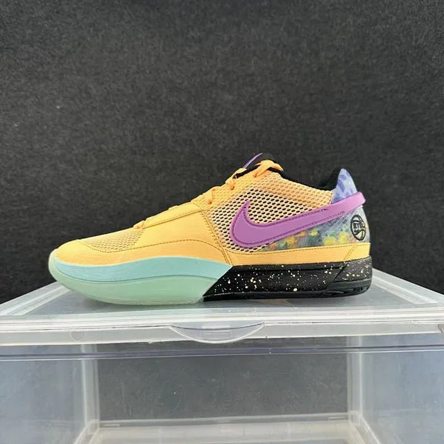 Nike Zoom Kobe IV Amarillo Púrpura Zapatos de Baloncesto 2