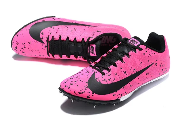 Nike Zoom Rival S Pink Speckle Track Spike Running Shoes 5