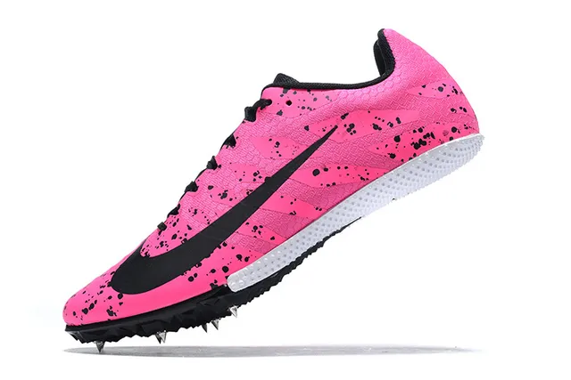 Nike Zoom Rival S Pink Speckle Track Spike Running Shoes 8