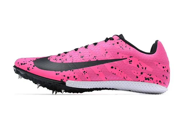 Nike Zoom Rival S Pink Speckle Track Spike Running Shoes 9