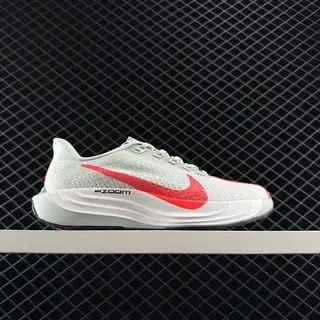 Nike ZoomX Gris Rojo Tejido Superior Zapatos de Correr