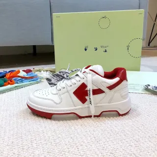 Off-White Arrow sneakers lifestyle blanc et rouge