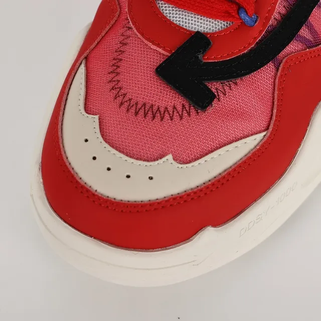 Off-White ODSY-1000 Red White Blue Chunky Sneakers 5
