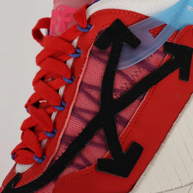 Off-White ODSY-1000 Red White Blue Chunky Sneakers 6