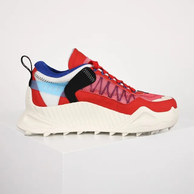 Off-White ODSY-1000 Red White Blue Chunky Sneakers 9