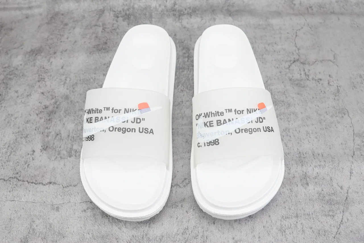 Off-White Slide White Translucent Strap Slipper 2