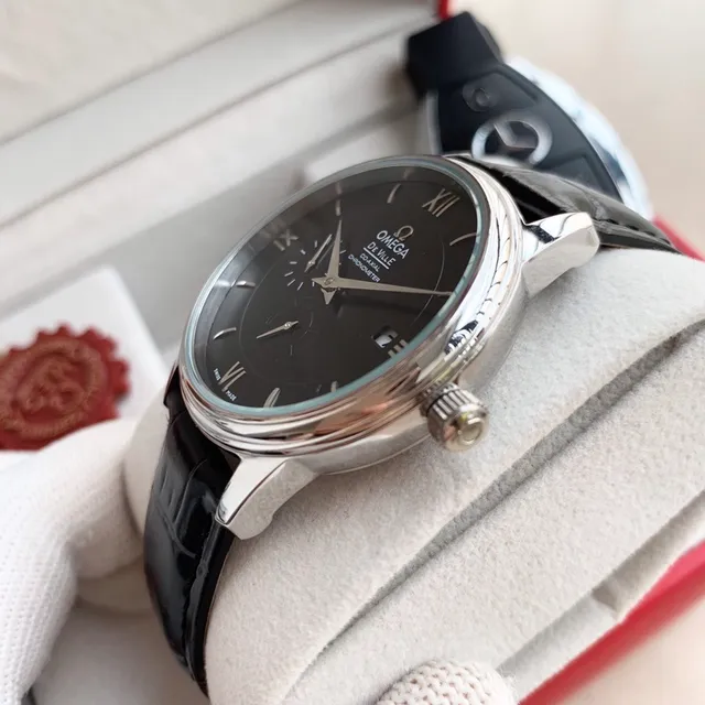 Omega De Ville Co-Axial Chronometer Black Dial Mechanical Watch 4